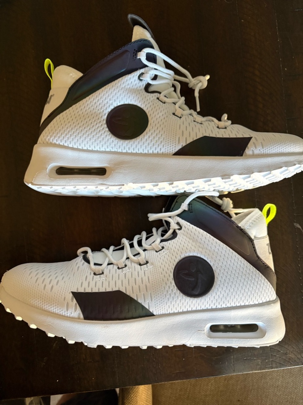 Zumba Air Funk. These are mid-top dance fitness shoes